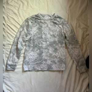 Tie dye print sweater
